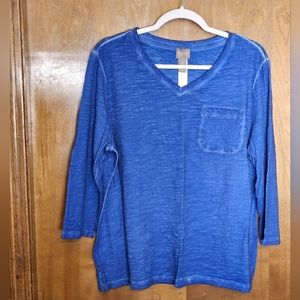 Chico's 3/4 sleeve shirt